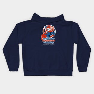 Support Your Neighborhood Comic Shop Kids Hoodie